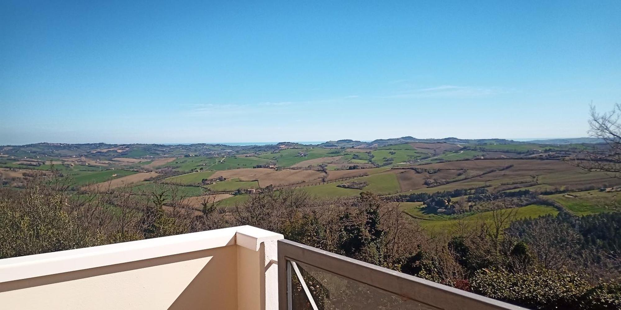 Appartamento Che Vista! Affittacamere Mombaroccio Eksteriør billede